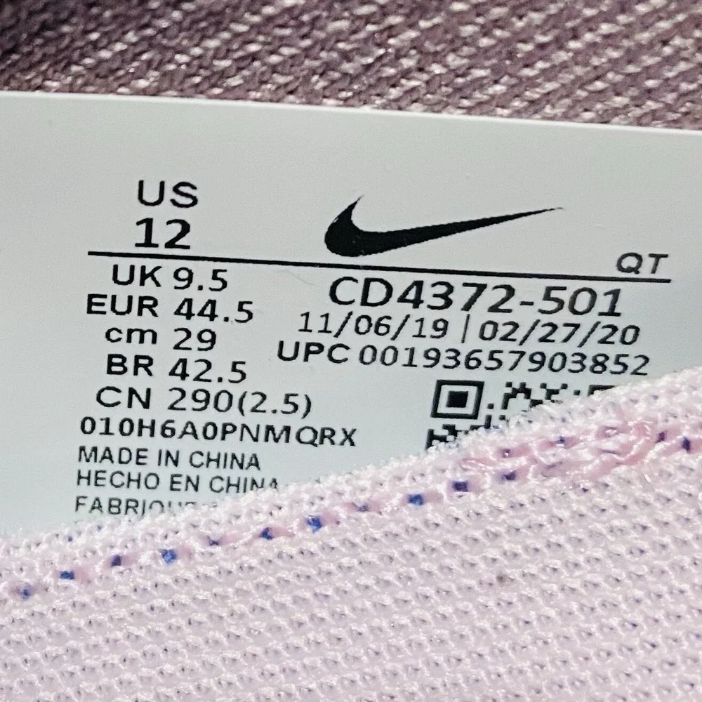 Nike React Infinity Run Flyknit Running Shoes NEW Pink Women's Size 12